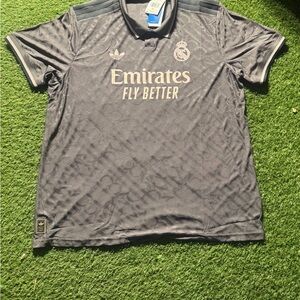Real Madrid 24/25 3rd Jersey Player Version Men’s 2XL NWT